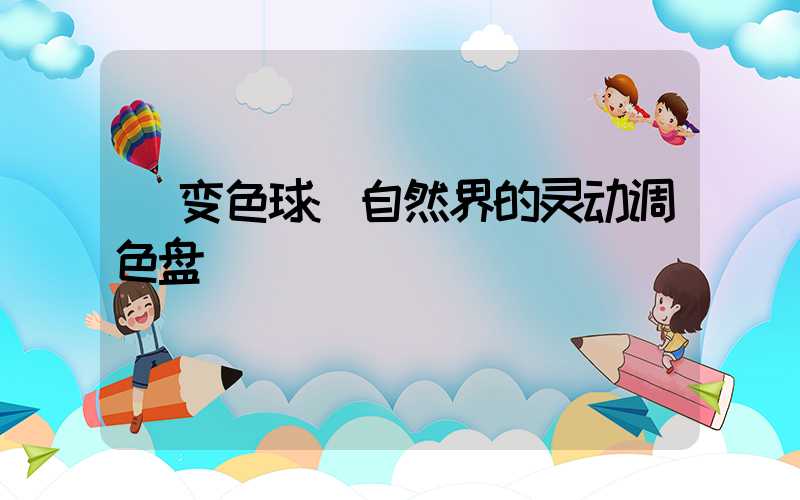 变色球:自然界的灵动调色盘